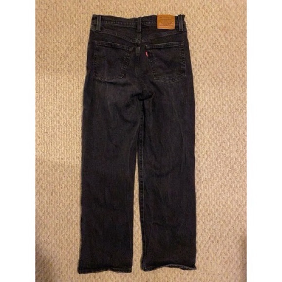 Levi’s Ribcage Straight Jeans Black - Picture 4 of 5